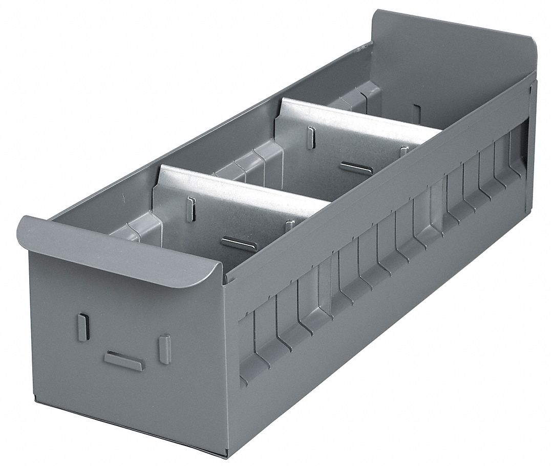 GRAINGER APPROVED Drawer Bin, Outside Length 11 in, Outside Width 5 1/2