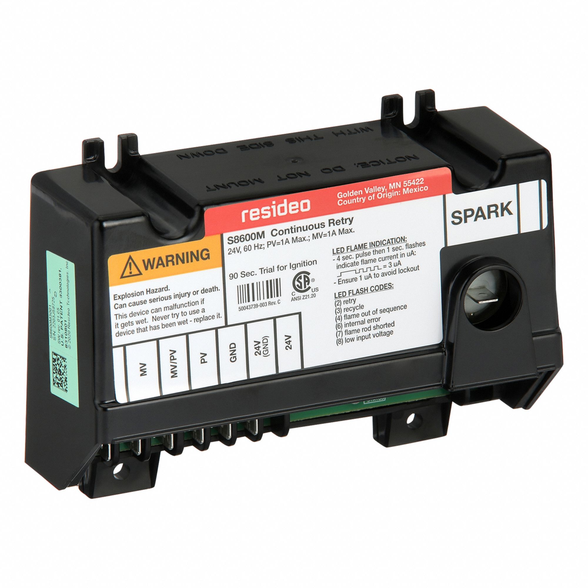 NG/LP Ignitor: Mfr Part # 1VLD8