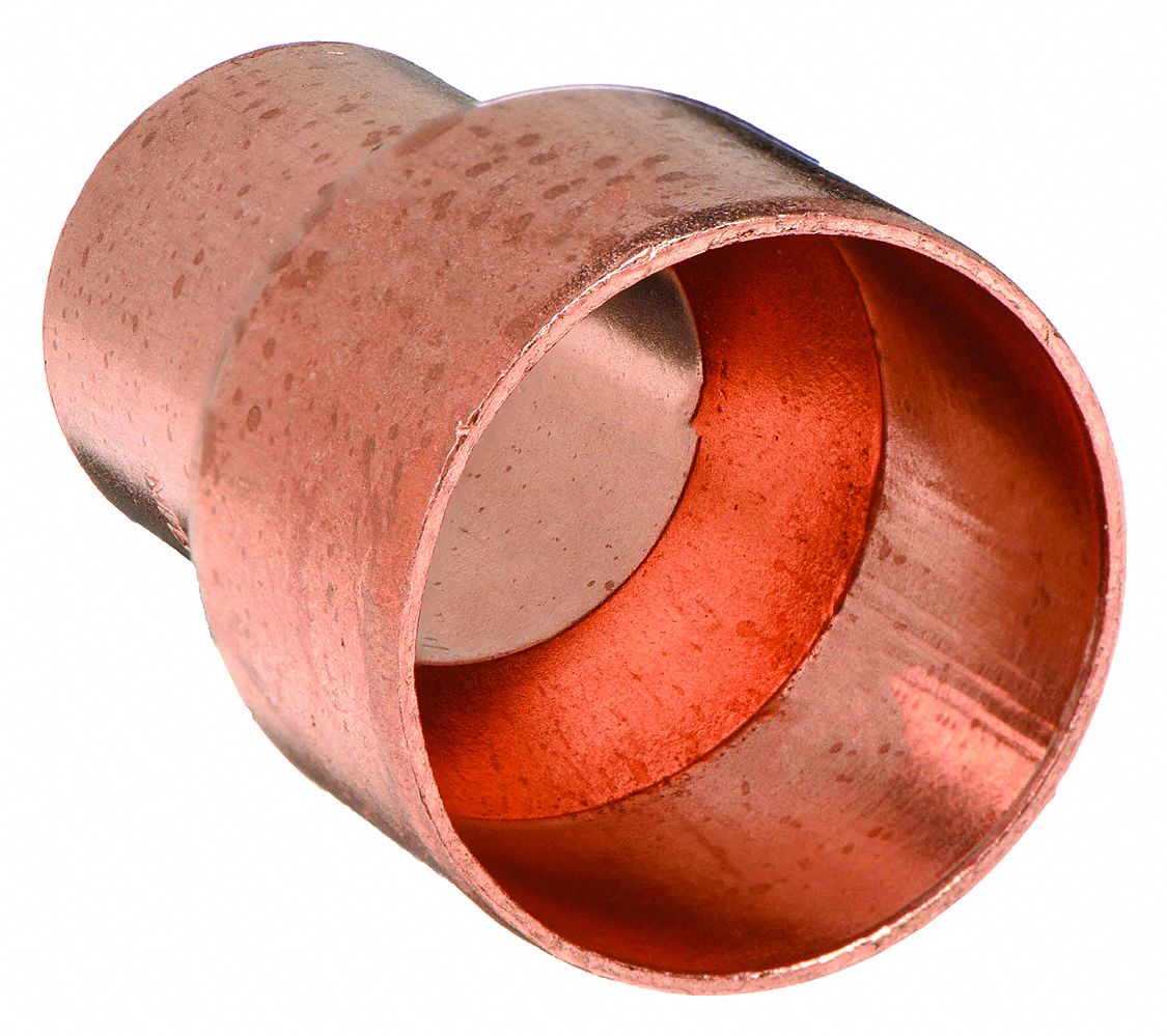 REDUCER: WROT COPPER, CUP X CUP, ½ IN X ⅛ IN COPPER TUBE SIZE, FOR ⅝ IN X ¼ IN TUBE OD