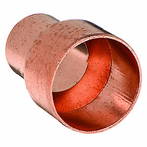 REDUCER,1/4 X 1/8 IN,WROT COPPER