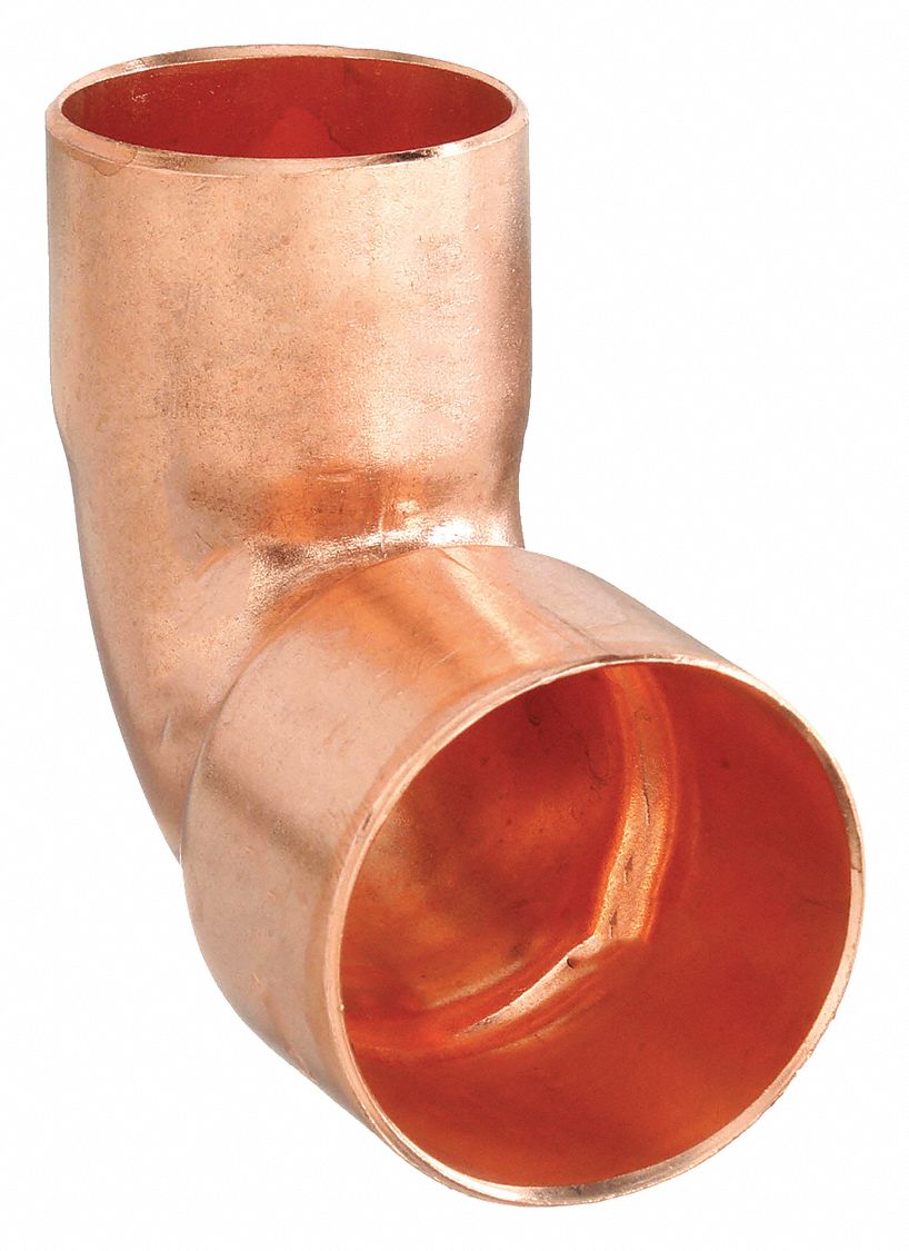 Wrot Copper Cup X Cup Close Rough Reducing Elbow 1VLZ8 607R 11 2x11 4 Grainger