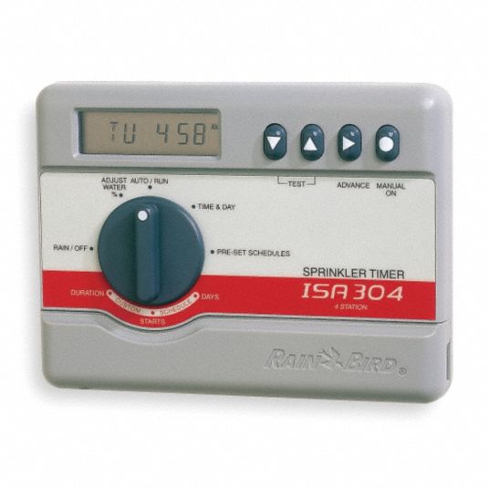 RAIN BIRD Single Program Timer, 6 Max. On/Off Cycles 1VN71ISA304