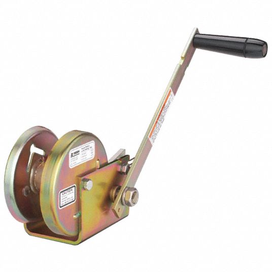 THERN, Pulling, 1,000 lb First Layer Load Capacity, Hand Winch - 1VN81 ...