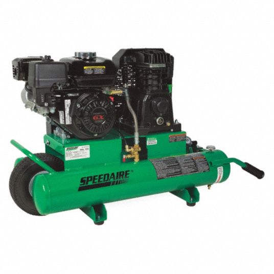 SPEEDAIRE, 1 Stage, 6.5 hp Engine, Portable Gas Air Compressor - 1VN93 ...