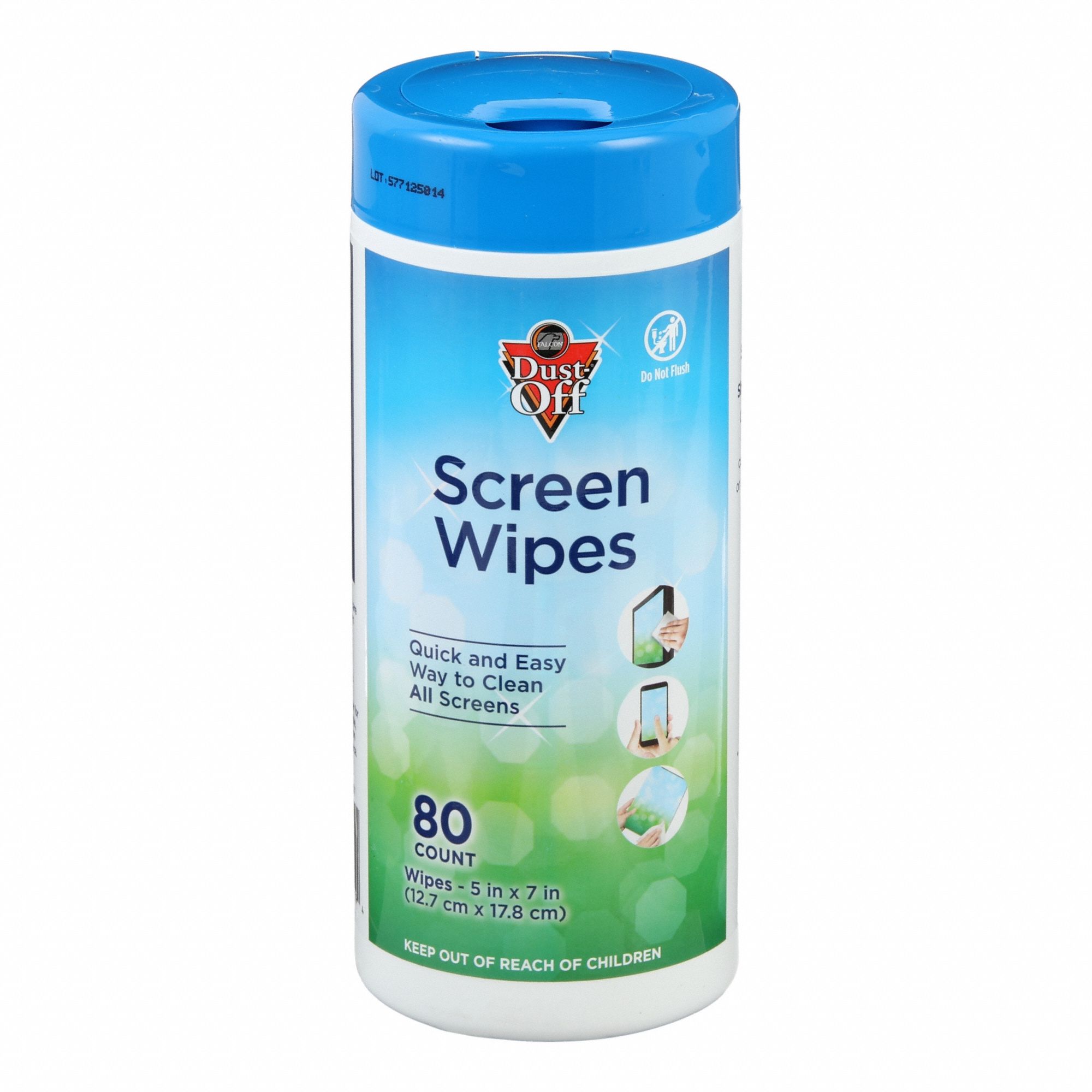 FALCON, 6 x 61/2 in Sheet Size, Screen Wipes 1VNC7DSCT Grainger