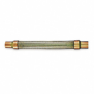 VIBRATION ABSORBER, SS/COPPER, 13 IN L, 1⅛ IN ID, 1¼ IN OD, 1⅛ IN SWEAT CONNECTION