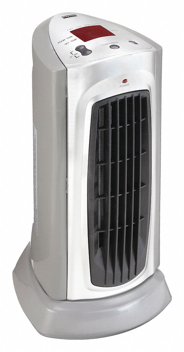 DAYTON, 900W/1500W, 2 Heat Settings, Portable Electric Heater 1VNX8