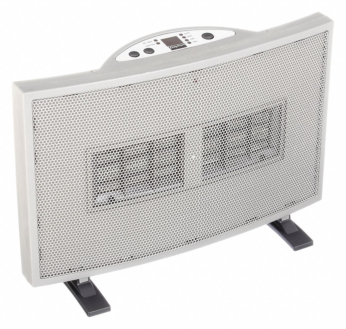 DAYTON ELECTRIC SPACE HEATER,1500 W,5118 BTUH Portable Electric