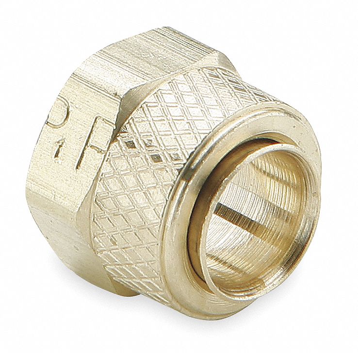 Tectran 60-8 Compression Fitting - 1/2" Tube Size, 10-Pack For Heavy Duty Truck & Trailer Applications