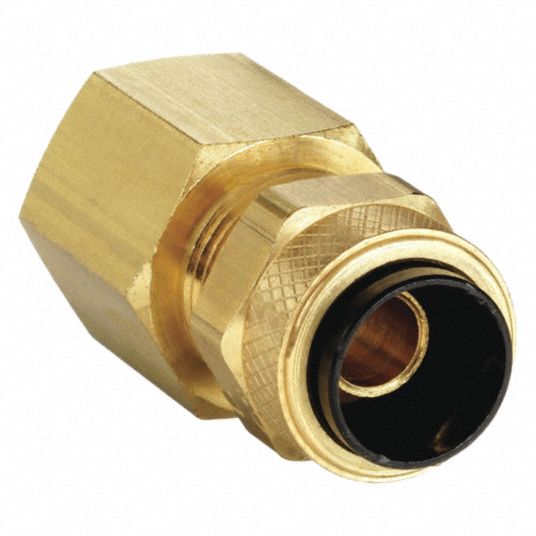 Compression Fitting, Adapter, Lead Free Brass, 3/16 Compression x