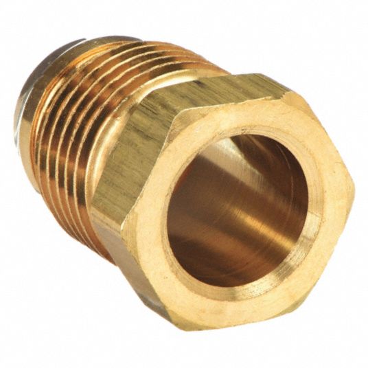 Brass Compression Nut, 3/8 Tube Size