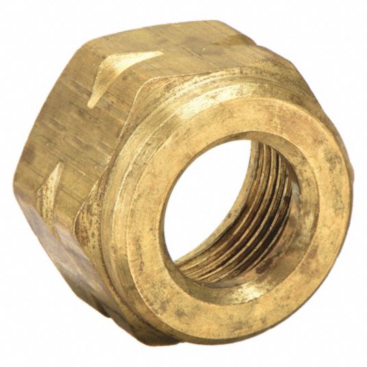 Brass, For 3 8 In Tube Od, Nut - 1vpr7