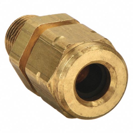 Compression Fitting, Adapter, Lead-Free Brass, 3/16 Compression x