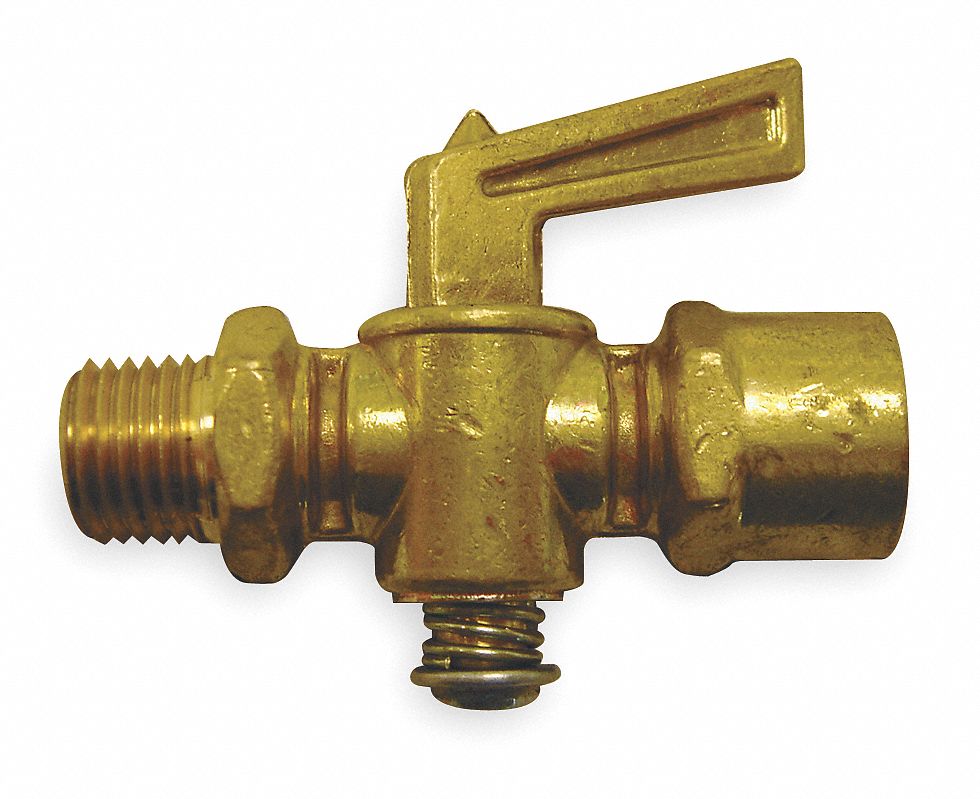 TRUCK GROUND PLUG VALVE,1/4 IN,BRASS