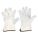 LEATHER GLOVES, XL (10), PREMIUM COWHIDE, FULL FINGER, SAFETY CUFF, WHITE