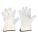 LEATHER GLOVES, XL (10), PREMIUM COWHIDE, FULL FINGER, SAFETY CUFF, WHITE