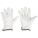 LEATHER DRIVERS GLOVES, L (9), GOATSKIN, FULL FINGER, SHIRRED SLIP-ON CUFF, WHITE