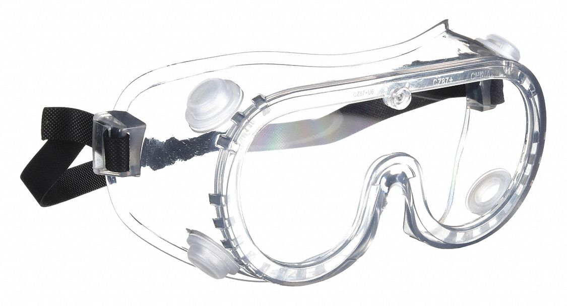 LUNETTES DE PROTECTION ÉTANCHES ANTICHOCS, TRADITIONNELLES, PVC/PC, TRSP, UV, UNIVERSELLES, UNISEXES