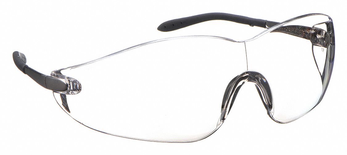 SafetyGlasses, Clear, Mirrored, Silver