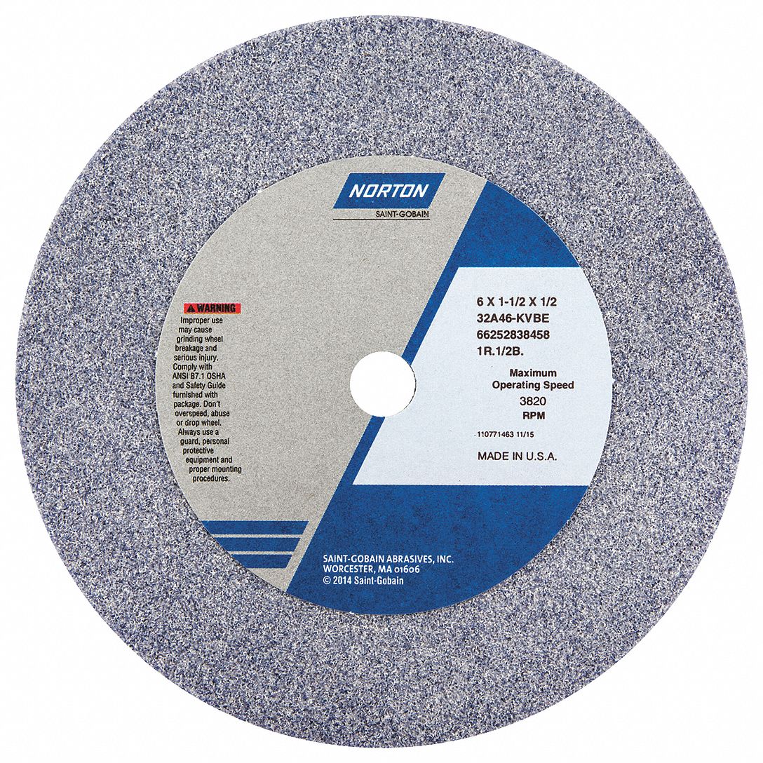 STRAIGHT CUP GRINDING WHEEL,46 GRIT,PK5