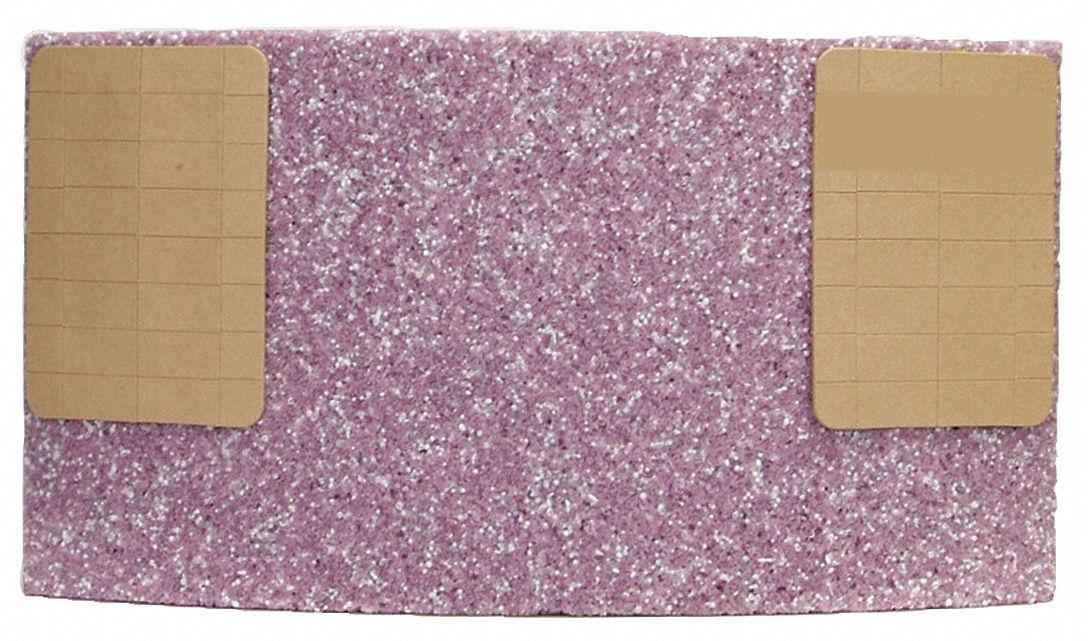 Surface Grinding Segment: 6" L x 11 1/4" W x 2 1/4" H, 86A24-E12VBEP