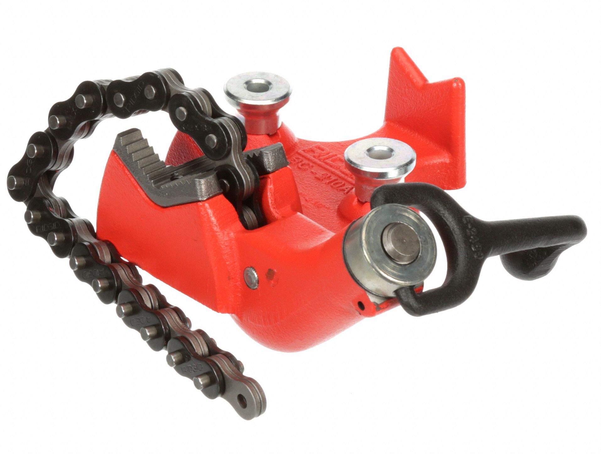 RIDGID Bench Chain Vise, 1/8 to 2-1/2 in Pipe Capacity, 3-1/2 in ...