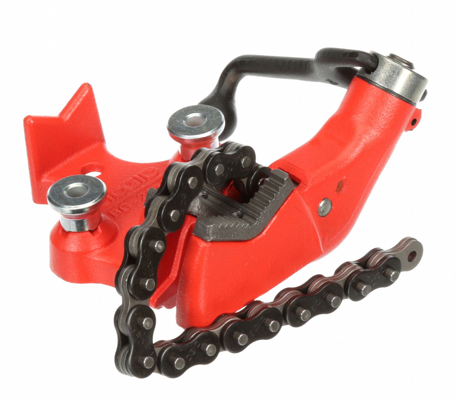 RIDGID Bench Chain Vise, 1/8 to 2-1/2 in Pipe Capacity, 3-1/2 in ...