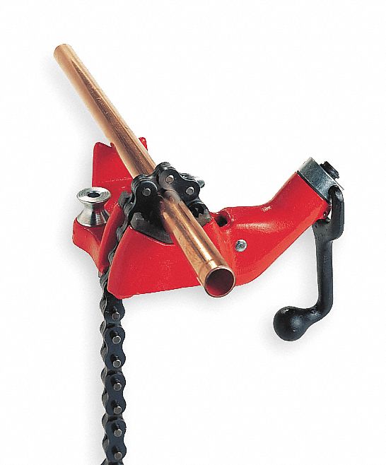 RIDGID Bench Chain Vise, 1/8 to 4" Pipe Capacity, 4" Overall Height