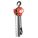MANUAL CHAIN HOIST, HOOK MOUNTED - NO TROLLEY, 2,000 LB LIFTING CAPACITY, 15 FT LIFT L