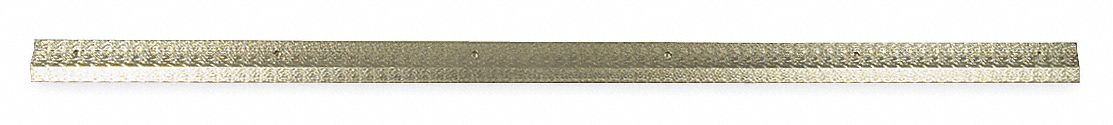 1VZT8 - Carpet Edging Bar Aluminum Gold 72 In L