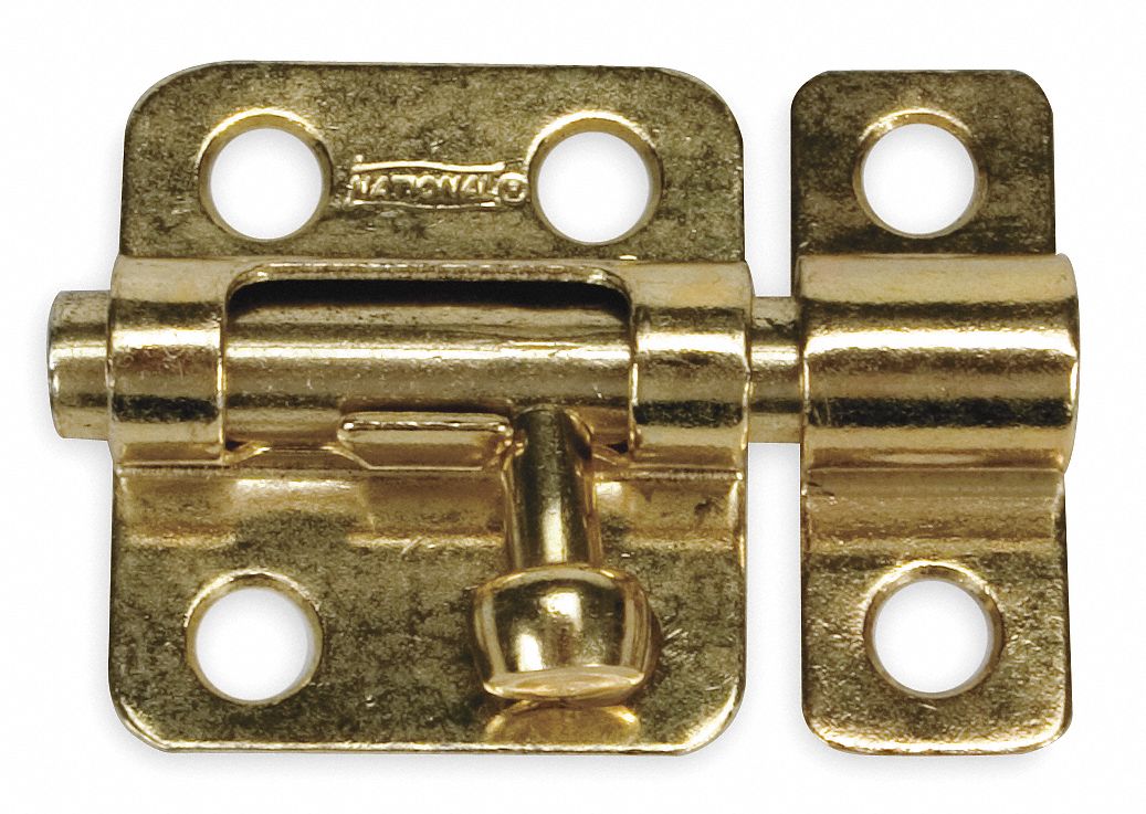 GRAINGER APPROVED Window Barrel Bolt, Brass 1VZW71VZW7 Grainger