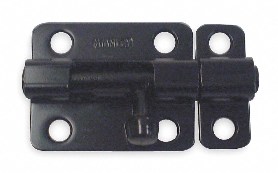 Slide Barrel Bolt Black 2-1/2 In