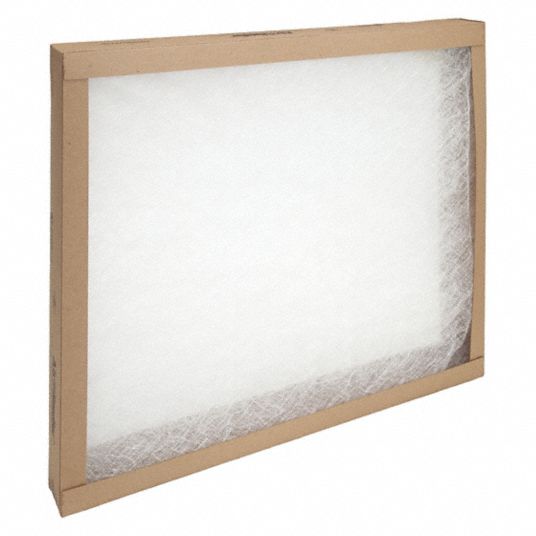 16x20x1 Nominal Filter Size, Fiberglass, NonPleated Air Filter 1W099