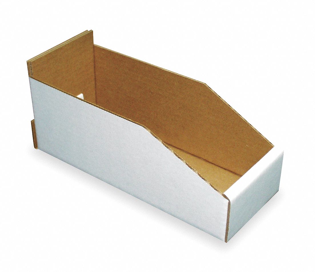 Corrugated Shelf Bins - 100 Pack Thrifty-Bins