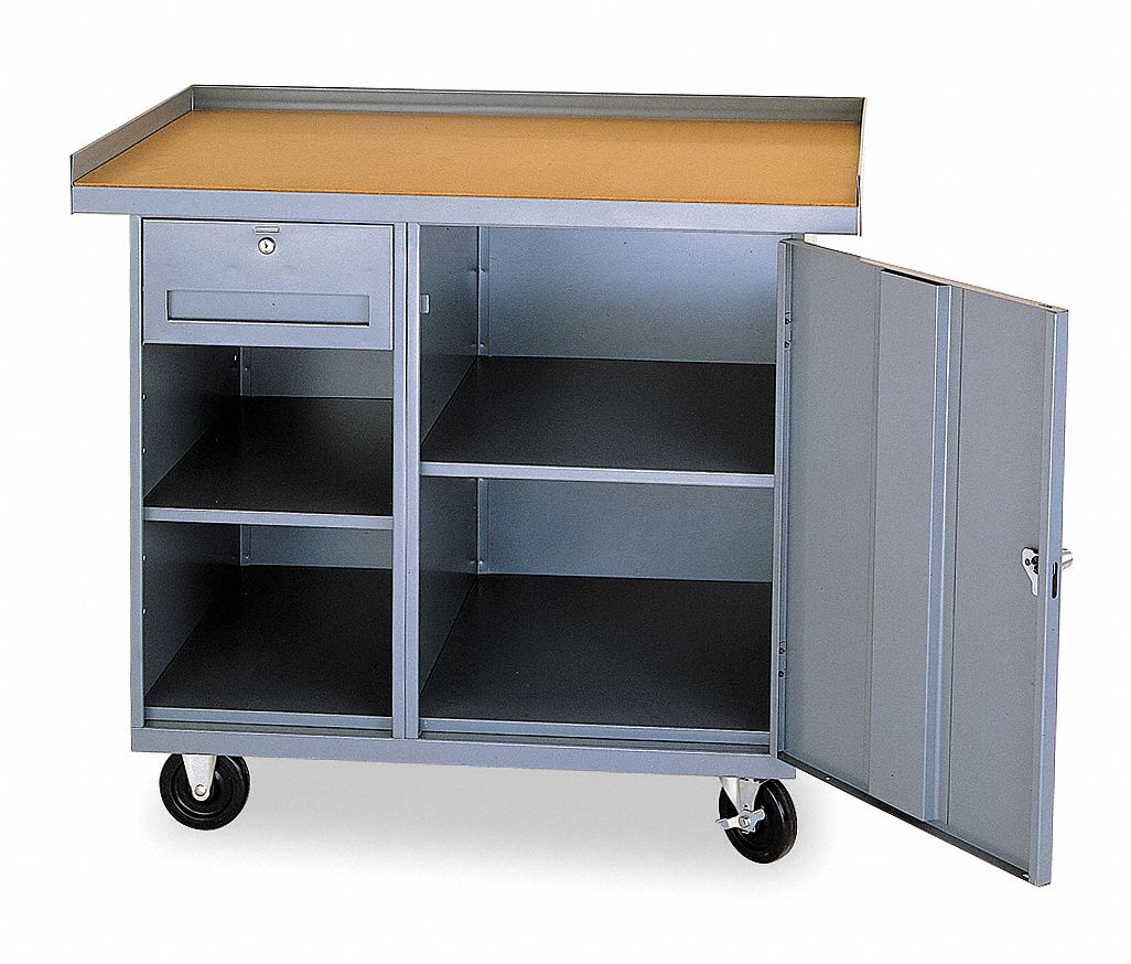 1 DRAWER/1 DOOR MOBILE BENCH