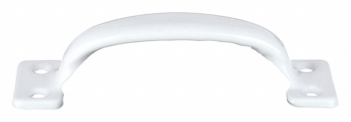 UTILITY PULL,STEEL,WHITE,5 1/2 IN L