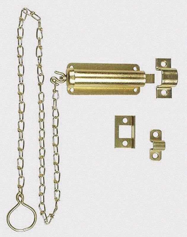 Spring Loaded Chain Bolts Brass