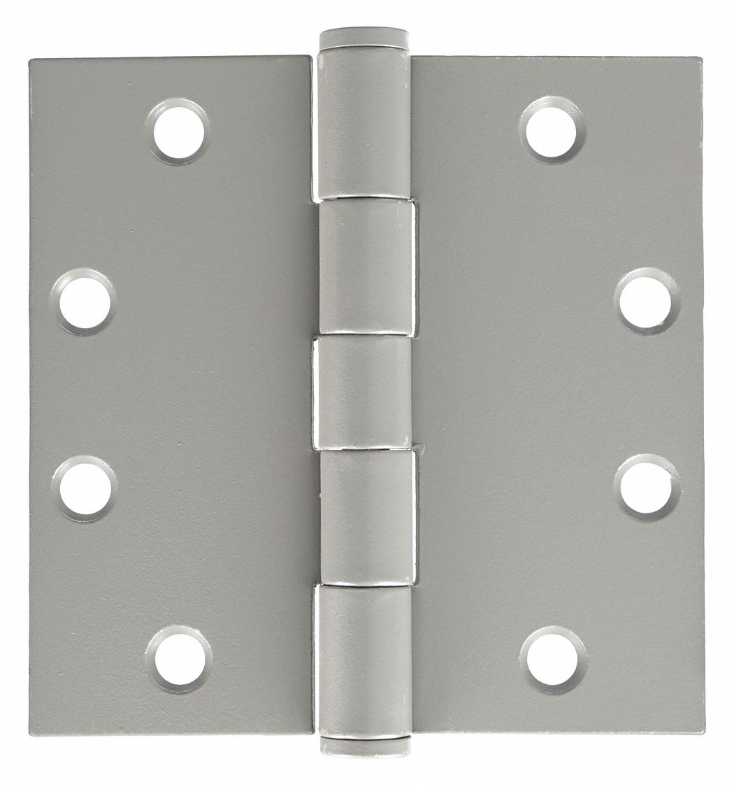 4 Holes per Leaf, 4 1/2 in Door Leaf Ht, Butt Hinge - 1WAJ2|1WAJ2 ...