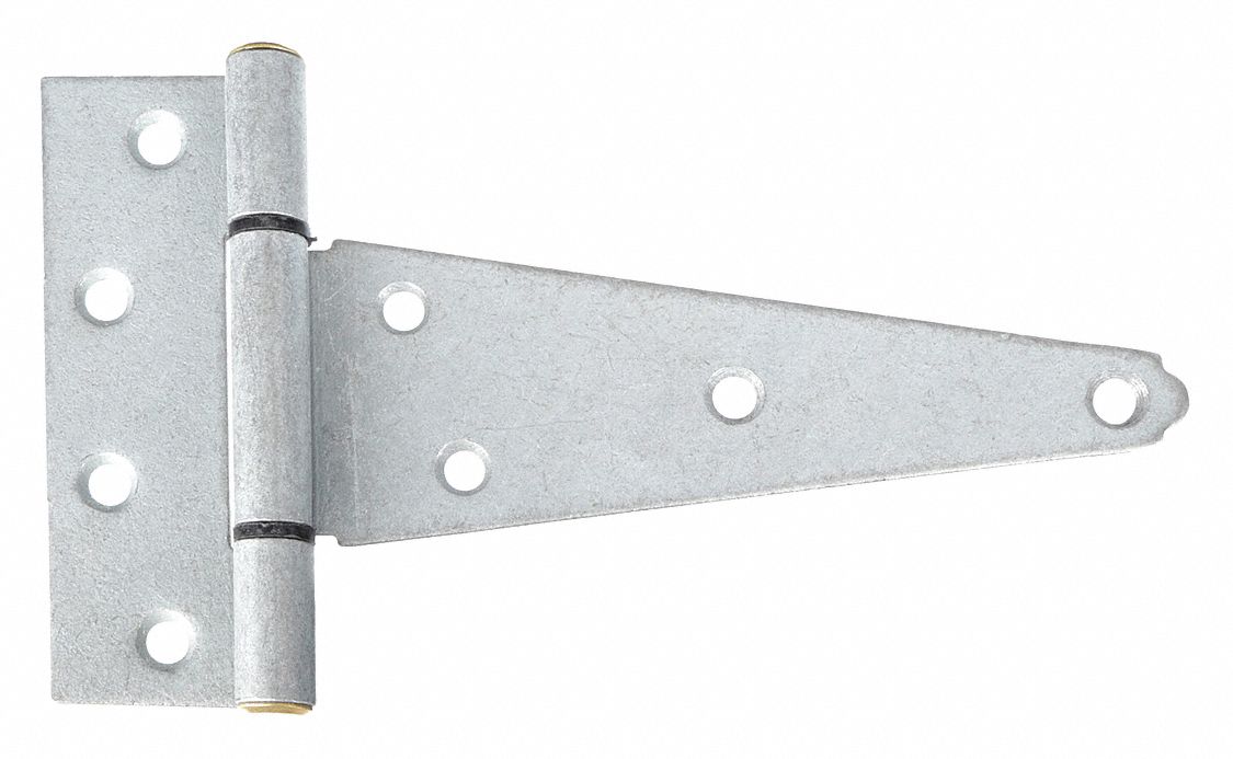 T HINGE,HEAVY,STEEL,4 HOLE LEAF,PK