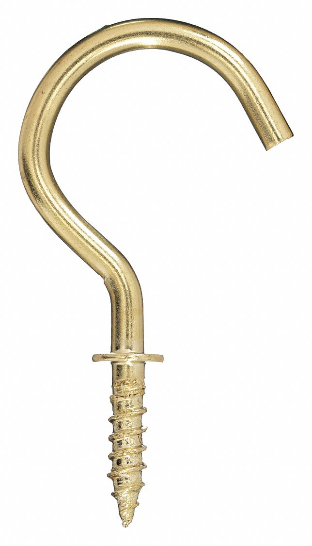 1 Hooks, Steel, Cup Hook 1WBJ91WBJ9 Grainger