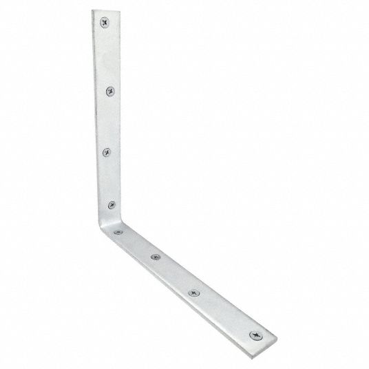 Steel, Zinc, Corner Brace - 1WDD8|1WDD8 - Grainger