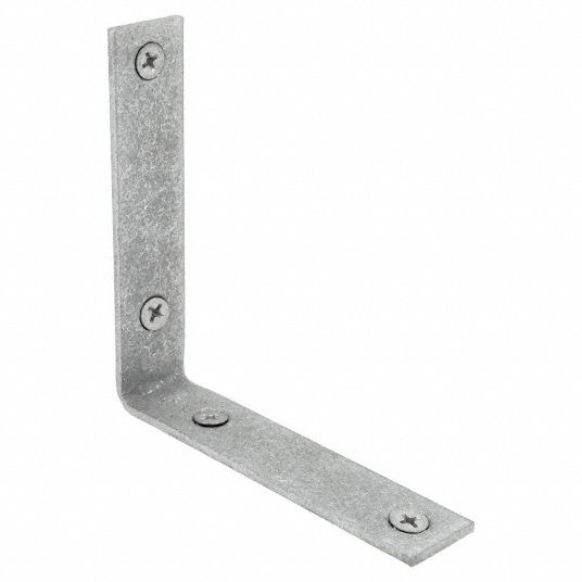 Steel, Galvanized, Corner Brace - 1WDE5|1WDE5 - Grainger