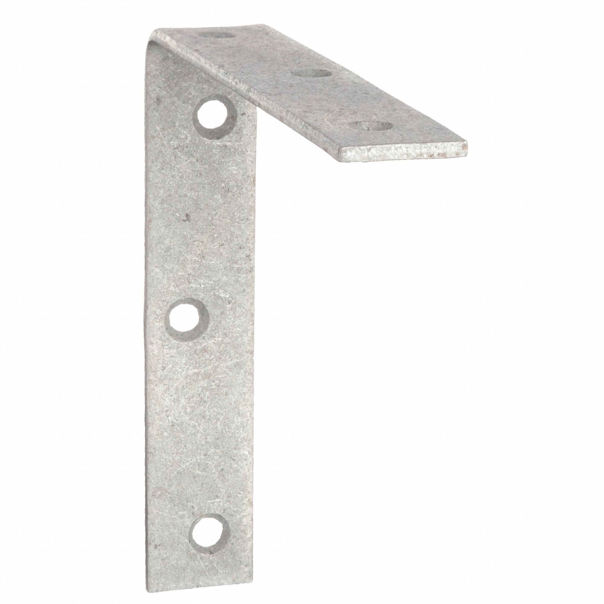 GRAINGER APPROVED 5 in" x 1 in" Steel Corner Brace with Galvanized