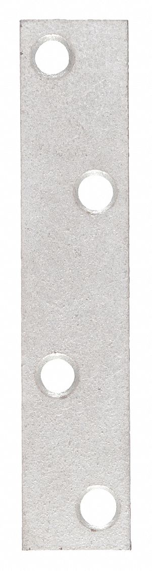 Mending Plate: Steel, 7/8 in Wd, 4 in Lg