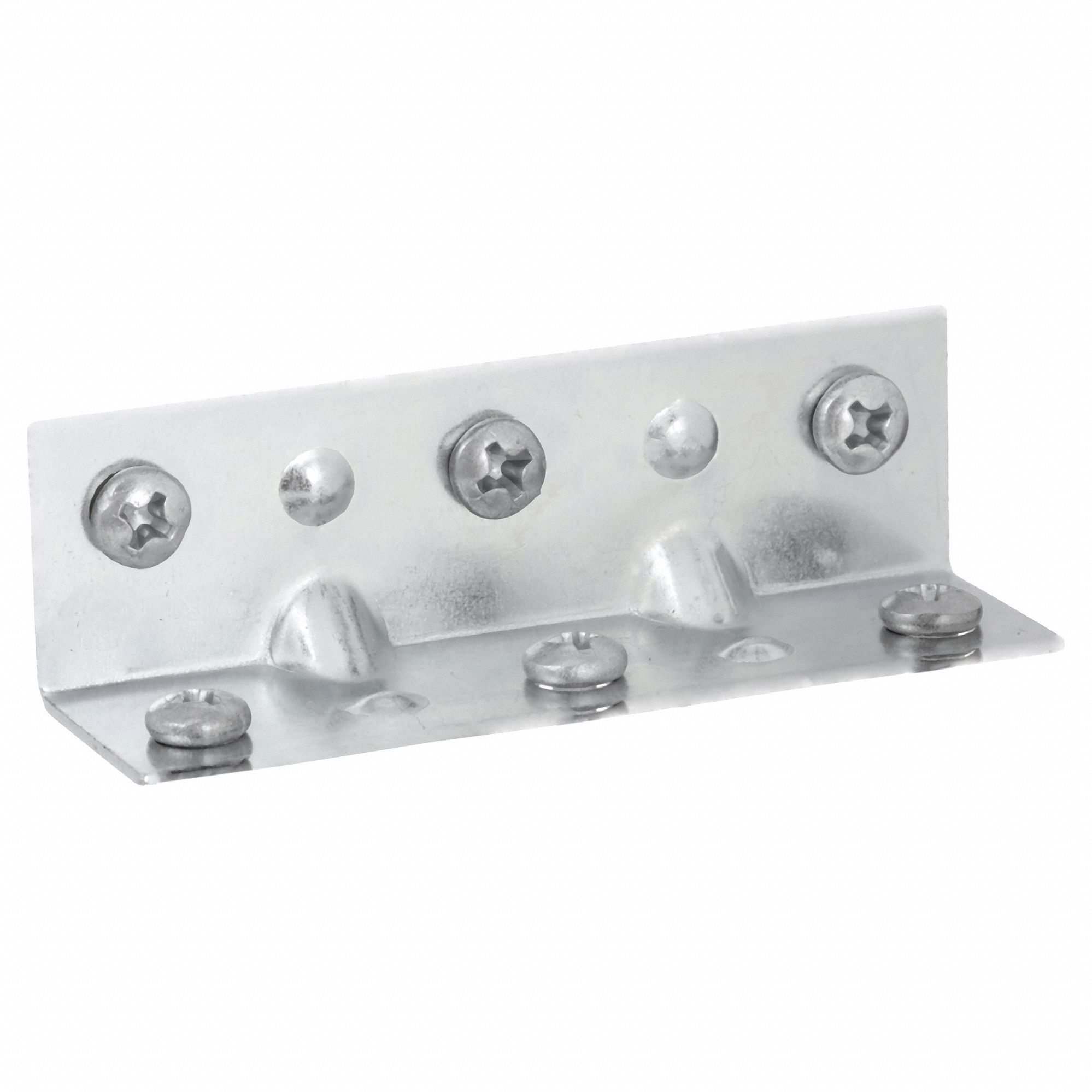 Corner Brace: Steel, 2 29/64 in Ht, 2 1/2 in Lg, 4 PK