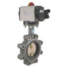 BUTTERFLY VALVE,DBL ACTING,CAST IRON,4IN