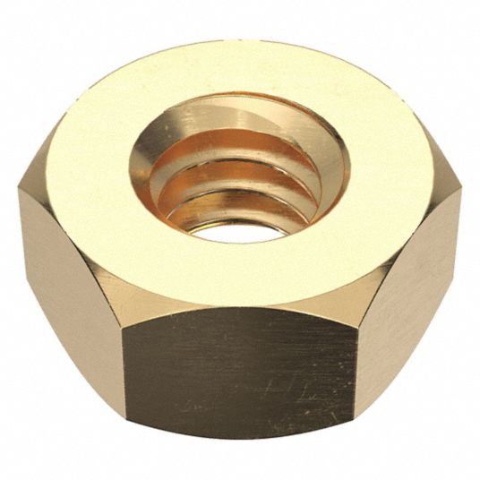 5/16-18 BRASS HEX NUT