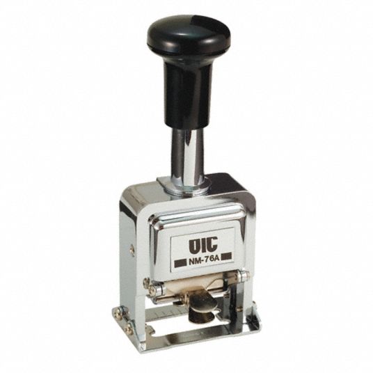 OFFICEMATE Self-Inking Numbering Machine Stamp - 1WEB4|66230 - Grainger