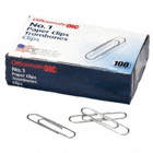 PAPER CLIPS,SMALL,SILVER,STEEL,PK10