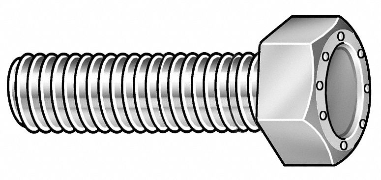 GRAINGER APPROVED Hex Head Cap Screw, PK 25 - 1WER7|611380-PG - Grainger